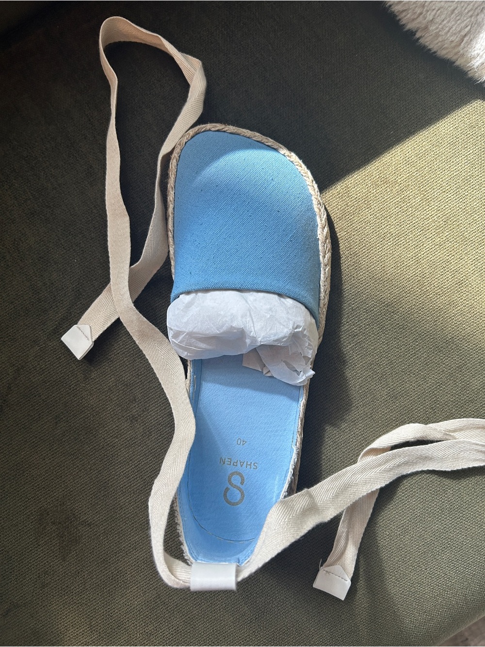 Shapen Festa- Barefoot light blue espadrilles - Picture 3 of 6